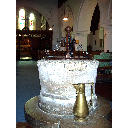 Picture of the font at St Michael's